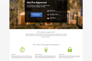 1. Landing page