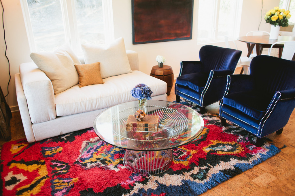 Erinn and Lukas' furniture selection in the living room wowed the judges.