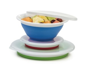 Collapsible and stackable bowls like these from Progressive International can serve many purposes.