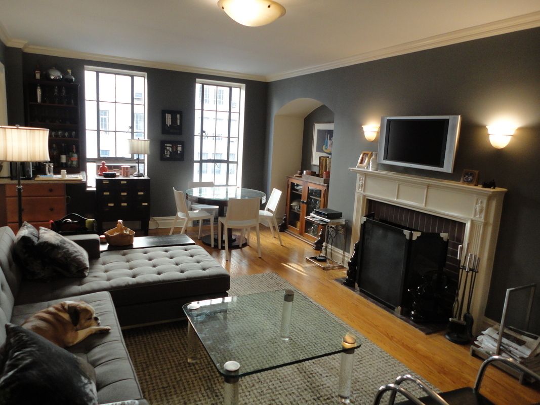 Christina Hendricks' living room