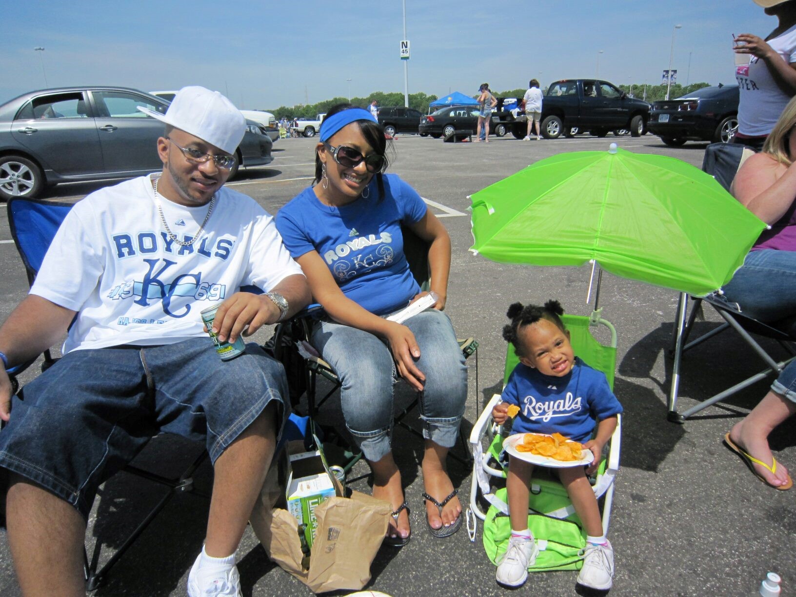 Tailgating before a KC Royal’s game. Photo Source: Cyndi Wright of MrsWrightWrites