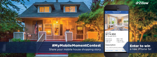 Enter to win a new iPhone 5s in the Zillow #MyMobileMomentContest