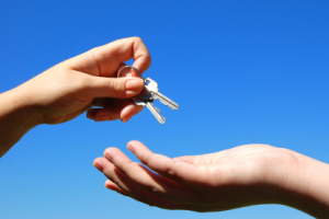 Keys changing hands