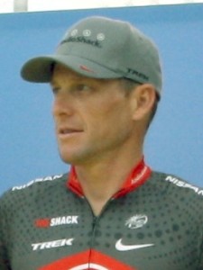 Lance Armstrong at the 2010 Tour de France team presentation in Rotterdam. Source: Wikipedia Commons