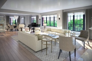 Lena Dunham's living room