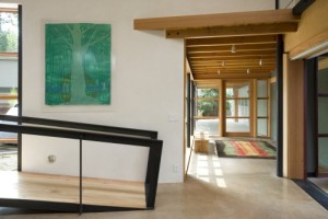 This home by Balance Associates has ramps instead of stairs for more accessibility.