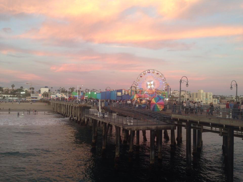 Santa Monica Pier. Source: Erica Wernick of LA Bound