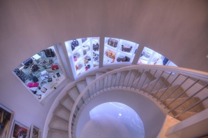 Three-story closet