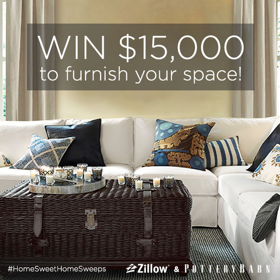 Win $15,000 in Zillow's Home Sweet Home Sweepstakes