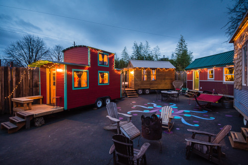 Caravan is a tiny house hotel in Portland