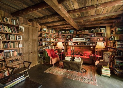 rustic home office