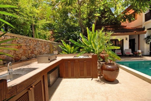 tropical kitchen