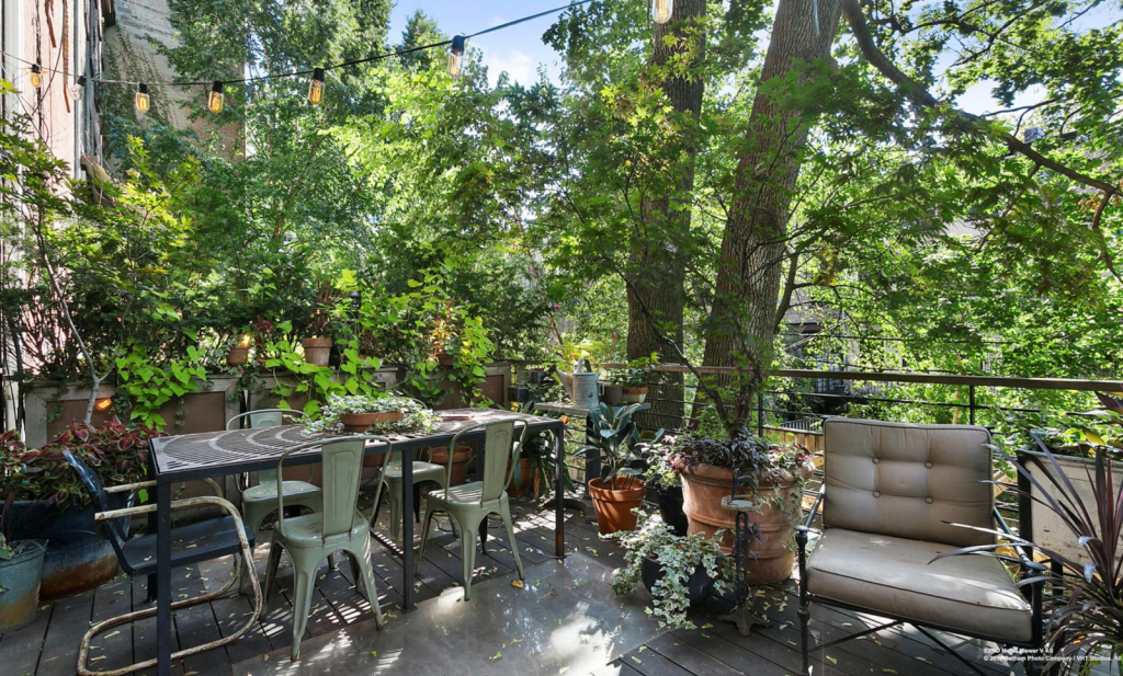 Brownstone outdoor space