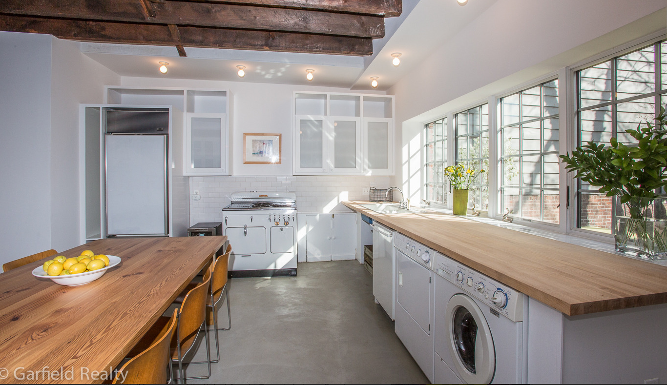 Huge kitchen at two-bedroom in Greenwood, Brooklyn