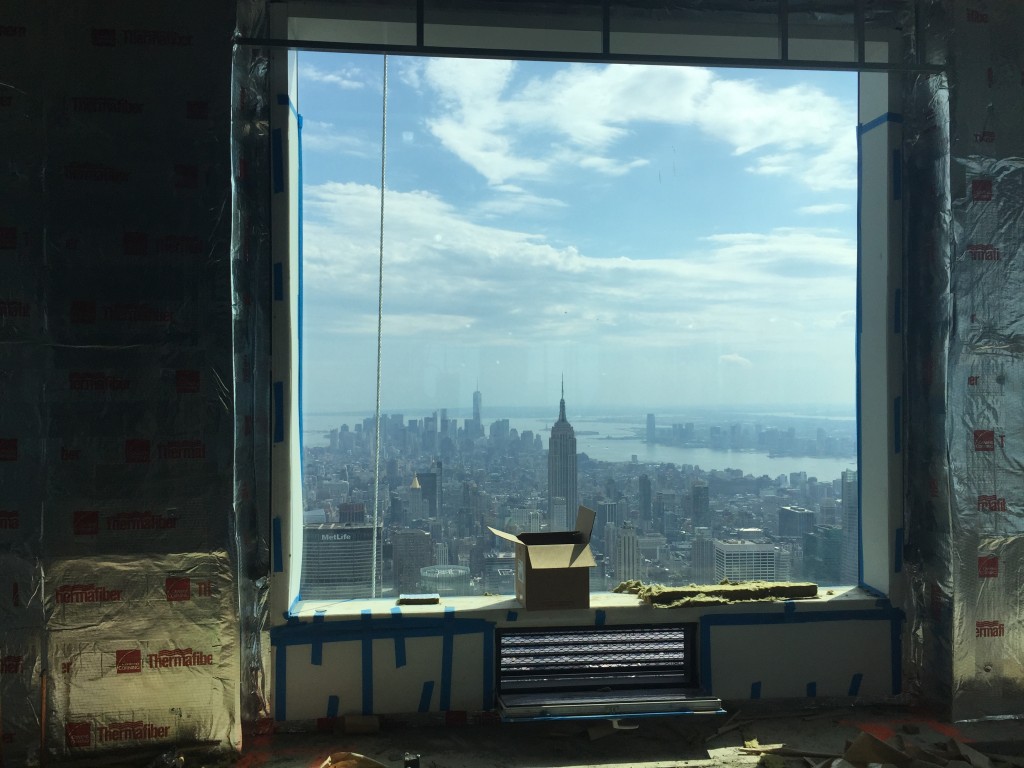 Facing south from the top of 432 Park