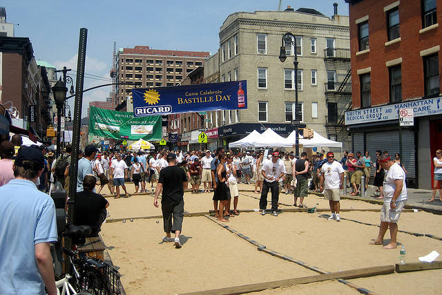 The Grand Petanque Tournament at Smith Street's Bastille Day Festival