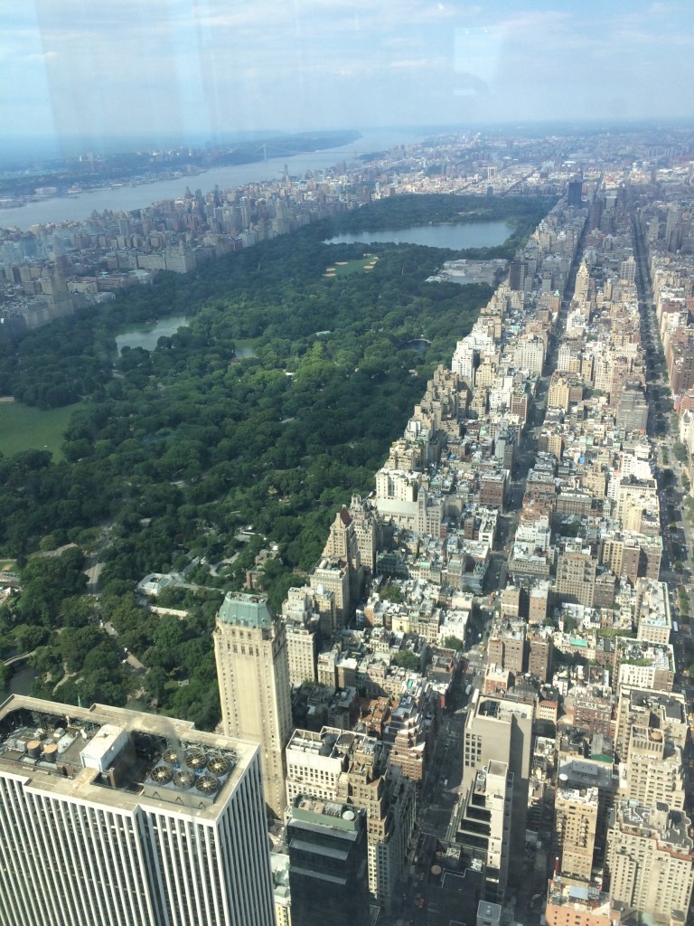 The Upper East Side and Central Park from the top of 432 Park